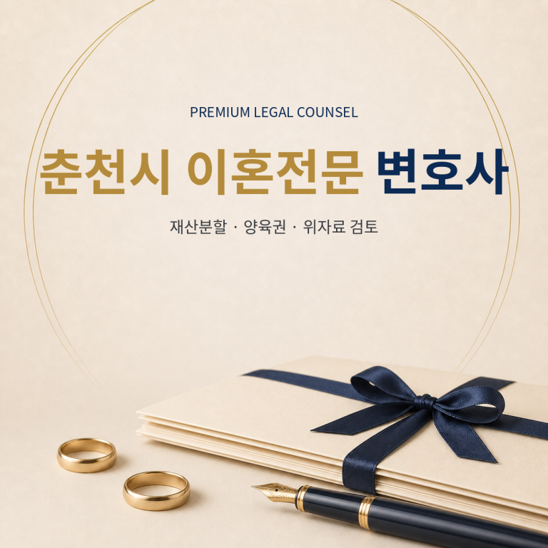 춘천시 이혼전문 변호사
