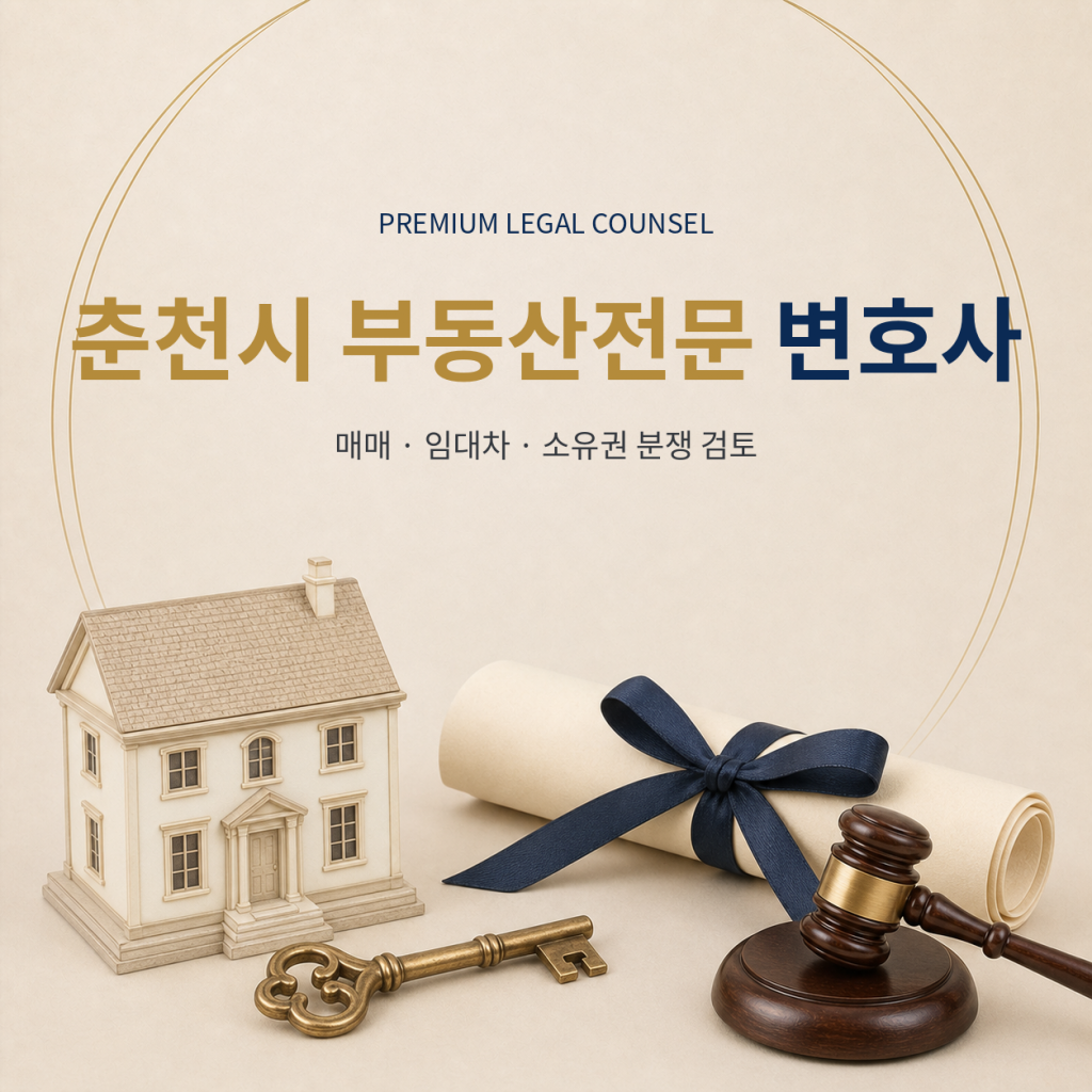 춘천시 부동산전문 변호사