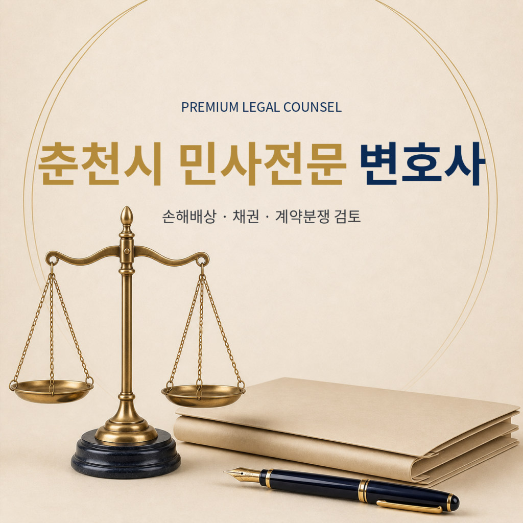 춘천시 민사전문 변호사